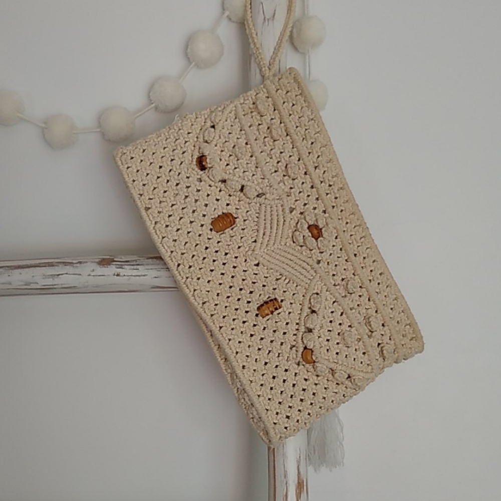 Vintage Crochet Clutch
